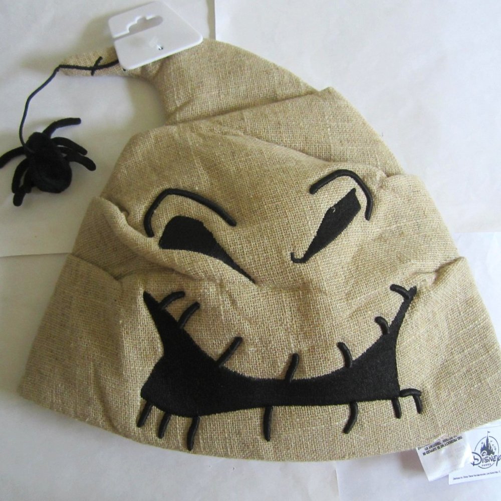 Disney Oogie Boogie Black Spider Adult Hat - Picture 1 of 5